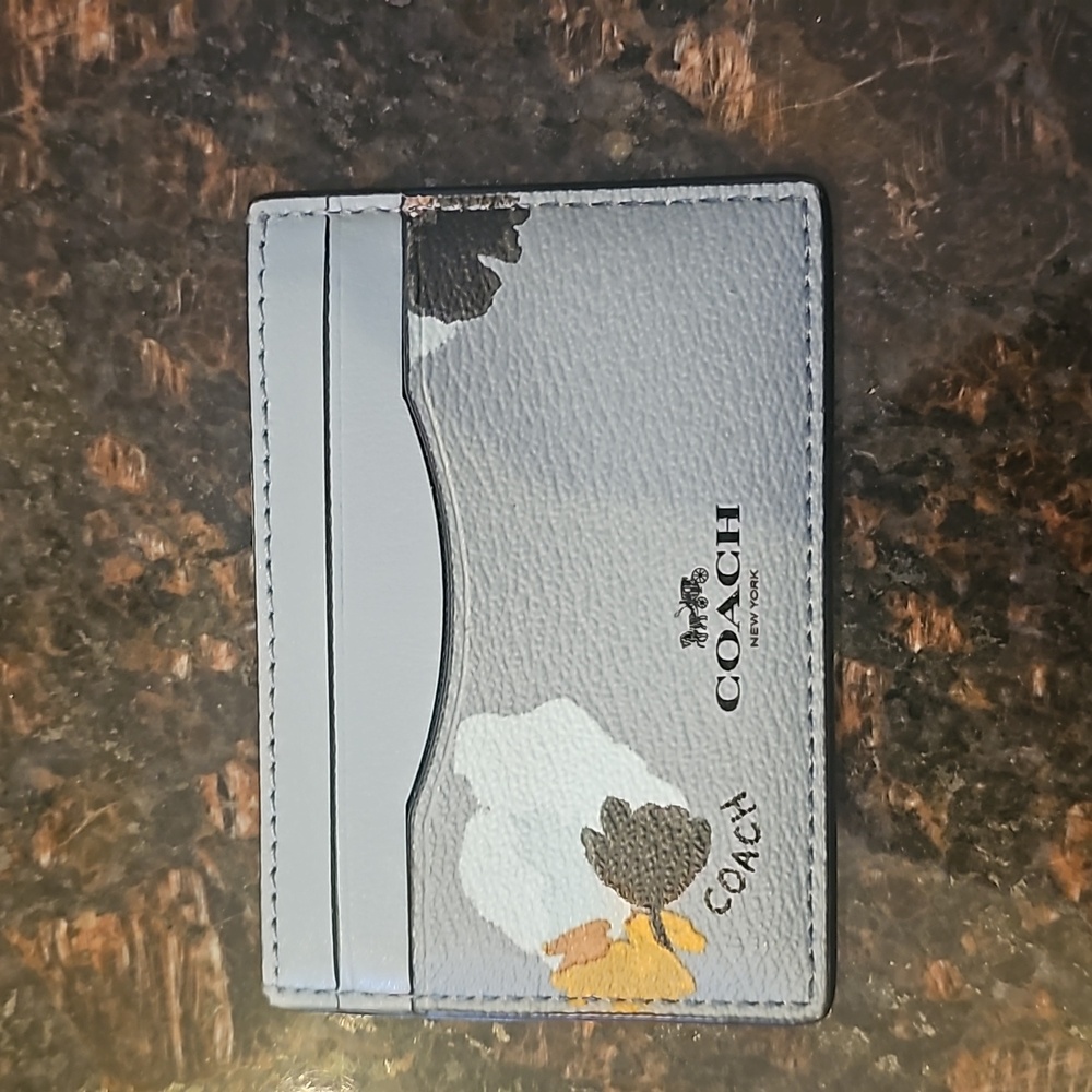 New Coach card holder